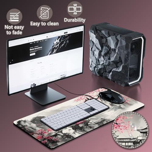 Gaming Mouse Pad, Large Mouse Pads for Desk, Mousepad Desk Matt for Desktop