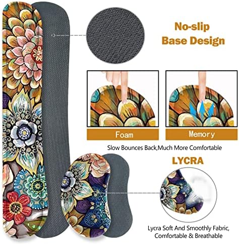 ToLuLu Extended Gaming Mouse Pad, Ergonomic Keyboard Mouse Wrist Rest Set