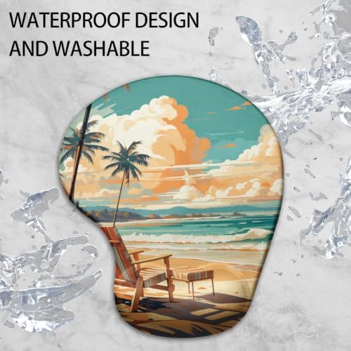 iRudyard Rubber Coasters Absorbent Mouse Pad, 2Pcs