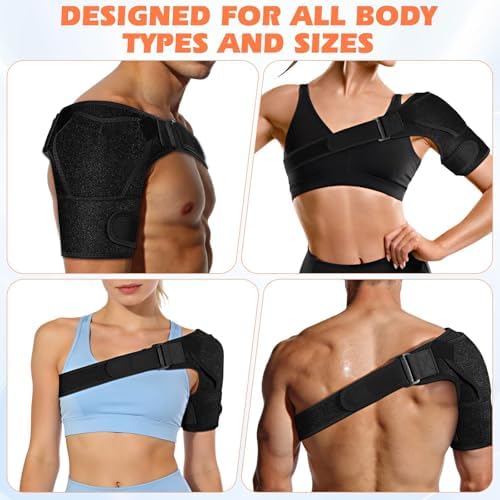 Shoulder Brace for Men and Women,Shoulder Compression Sleeve Pain Relief