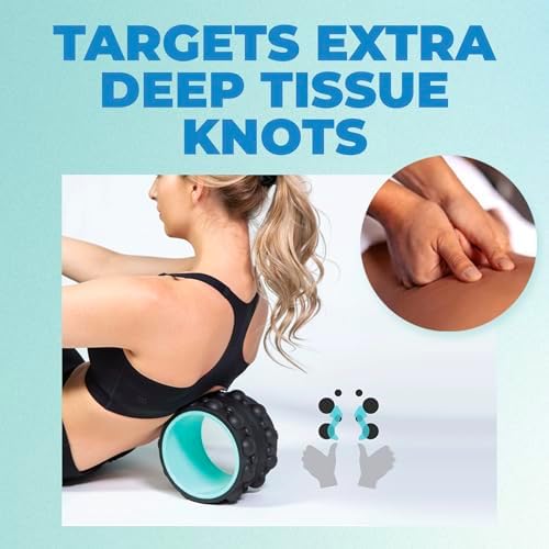Chirp Wheel XR 6" Knot Kneader Back Roller for Deep Tissue Relief, Mint