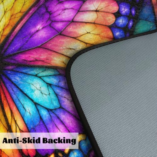 Butterfly Kitchen Mats Cushioned Anti Fatigue Kitchen Rugs Non-Slip B-4