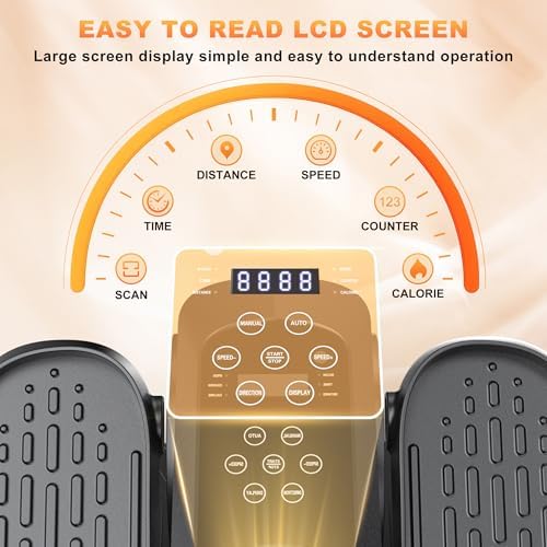 Low Impact Mini Under Desk Elliptical Quiet Electric Leg Exerciser