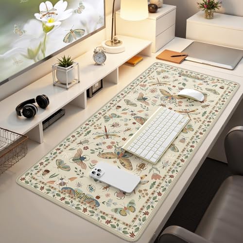 iCasso Beige Large Mouse Pad, Desk Matt for Desktop