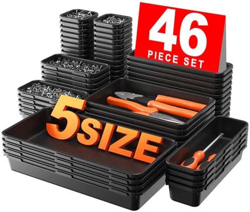 A-LuGei 【𝟓 𝐒𝐈𝐙𝐄】 Tool Box Organizer Tray Divider Set Drawer Organizer