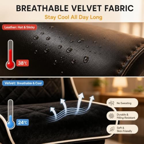 Fabric Gaming Chair for Adult, Comfortable Office Chair with Footrest