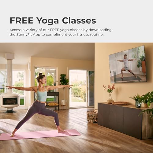 Sunny Health & Fitness Exercise Yoga Mats - Non-Slip Support for Home & Gym