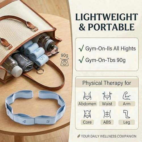 Resistance Bands for Legs: Numbered Stretch Bands for Exercise Yoga