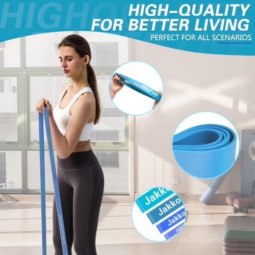 Resistance Bands,Pull Up Bands,Stretching Assist Bands Set for Men & WomenPortable Exercise, Muscle Training,Physical Therapy,Exercise Workout Bands for Working Out