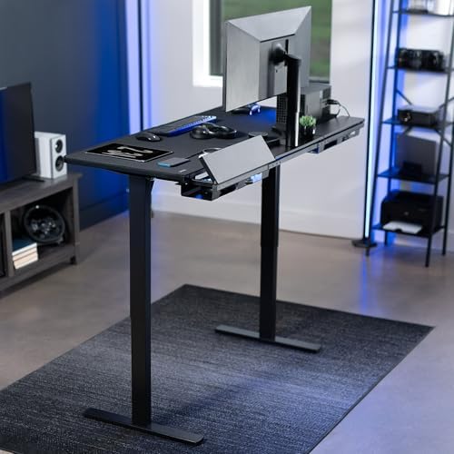VIVO Black 60 x 30 in Standing Desk, DESK-KIT-1B6-P3B