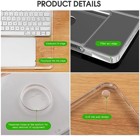 Acrylic Keyboard Stand and Trackpad Holder for Apple Magic Keyboard 2th/3th
