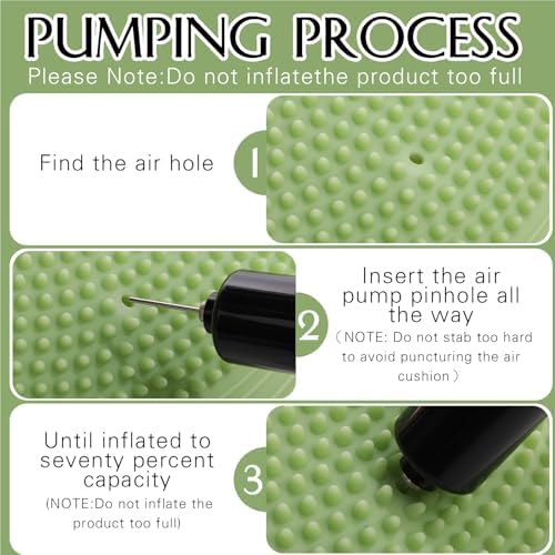 Libima 4 Pcs Wiggle Seat Inflated Wobble Cushion for Kids