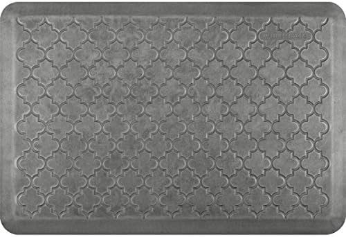 WellnessMats Trellis Collection Anti-Fatigue Floor Mat, Polyurethane – Ergonomic Support Pad for Home, Kitchen, Garage, Office Standing Desk – Water Resistant - Made in USA