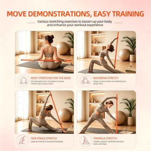 Yoga Stick Posture Corrector for Adults & Children Workout