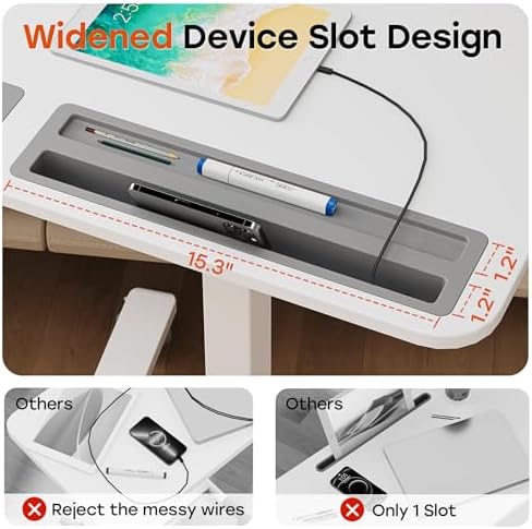 Small Mobile Standing Desk with Drawer, 23.6" x 19.7" Top