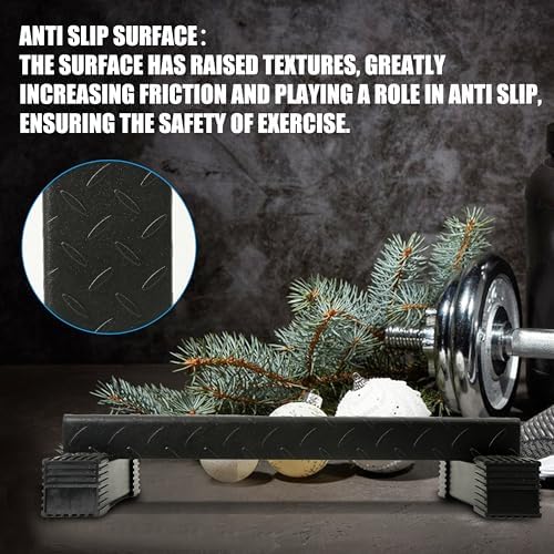 EVERYMATE Steel Calf Raise Block, Standing Calf Machine for Stretching Calf Muscles, Relaxing Ankles, Anti-Slip Solid Platform