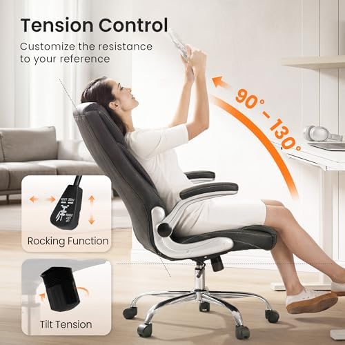 NEO CHAIR Ergonomic Office Chair, Executive Leather Chair, Lumbar Support