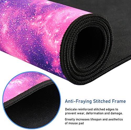 Gaming Mouse Pad,31.5x15.7x0.12 inch Waterproof Computer Keyboard Mouse Mat