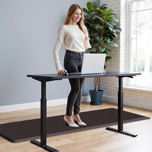 Anti-Fatigue Kitchen Mats for Floor Standing and Comfort Desk Mats 17"x60"