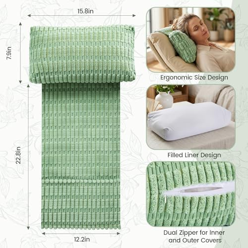 Neck Pillow for Recliner Chair, Adjustable Recliner Headrest Pillow