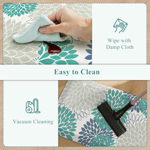 KIMODE Anti Fatigue Kitchen Mats for Floor 2PCS, Cushioned Standing Mats