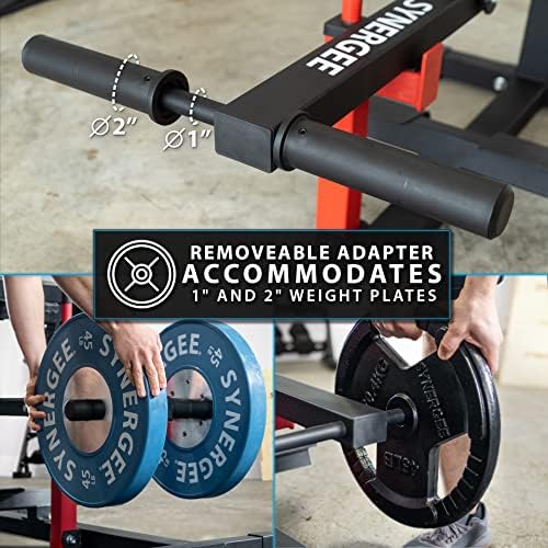 Synergee Seated Calf Raise Machine – 550 lb Max Capacity