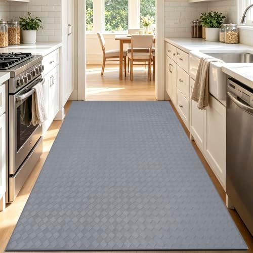 Kitchen Mats and Rugs Cushioned Anti-Fatigue, 47.2" x 70.9", Gray