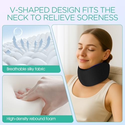 VOYOR-HEALTH Neck Brace for Pain Support, Soft Cervical Collar for Sleeping
