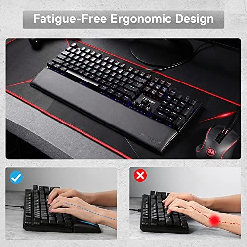 Redragon K556 Keyboard and P037 Wrist Pad Bundle