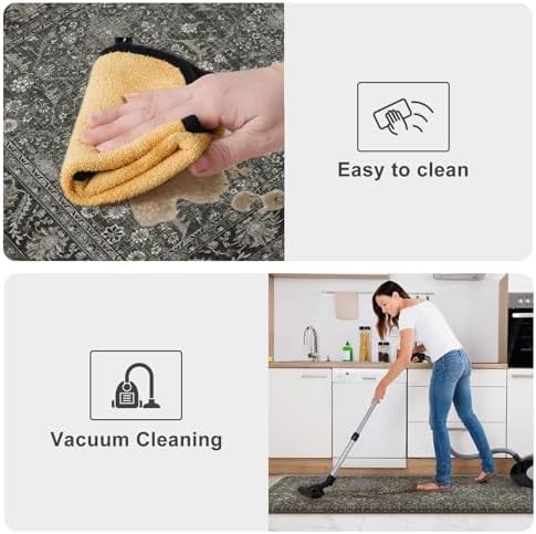 KIMODE Kitchen Mat for Floor Cushioned Anti Fatigue,Farmhouse Kitchen Rugs