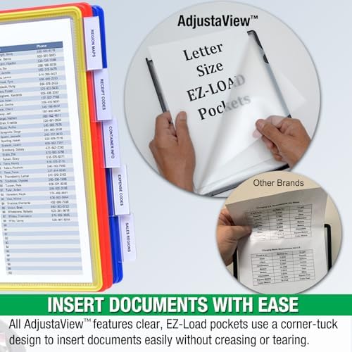 Ultimate Office AdjustaView Expandable Desk Reference Display Organizer 20C