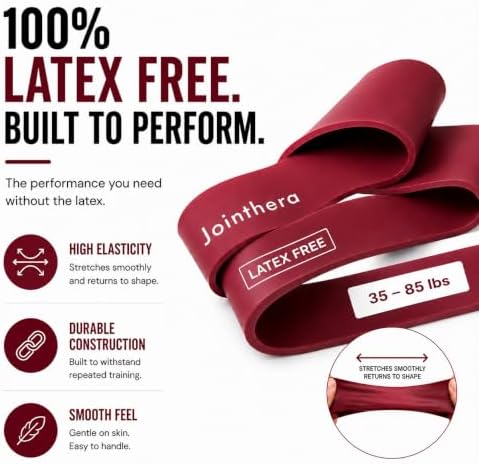 Latex Free Pull Up Assistance Resistance Bands - Set of 5