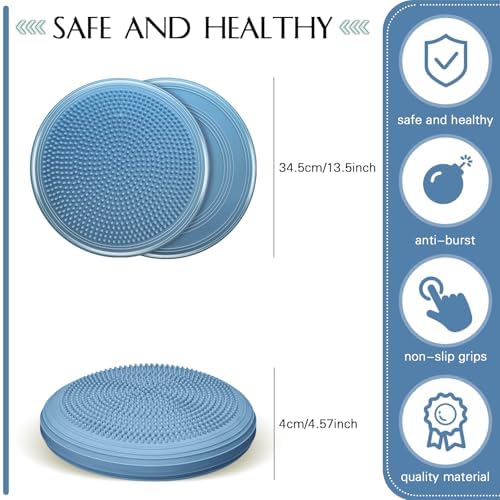 Libima 4 Pcs Wiggle Seat Inflated Wobble Cushion for Kids