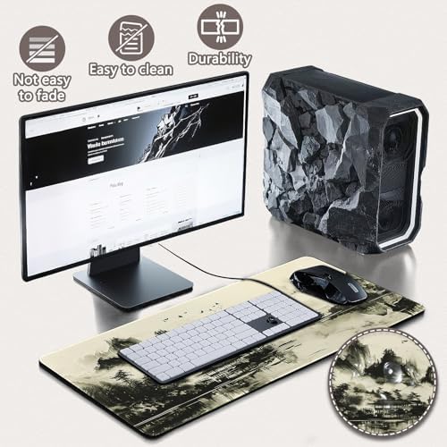 Gaming Mouse Pad, Large Mouse Pads for Desk, Mousepad Desk Matt for Desktop