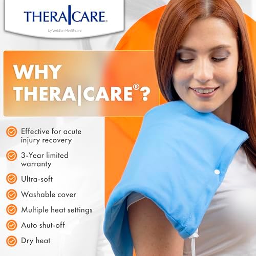 TheraCare Electric Dry Heating Pad, 12" x 15"