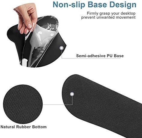 Keyboard Wrist Rest Pad and Mouse pad with Wrist Rest Support Set, Non Slip Rubber Base Wrist Support Mousepad with Ergonomic Comfy Gel Memory Foam for Home Office Efficient Working（Mandala Art)