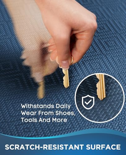 Ophanie Kitchen Mats for Floor, 1/2 inch Thick, 20x32 Anti Fatigue Cushioned Mat,Kitchen Rugs,Waterproof,Comfort Ergonomic Standing Mat for Office,Home,Sink with 99+ Pairs of Anti-Slip Bottom Ridges