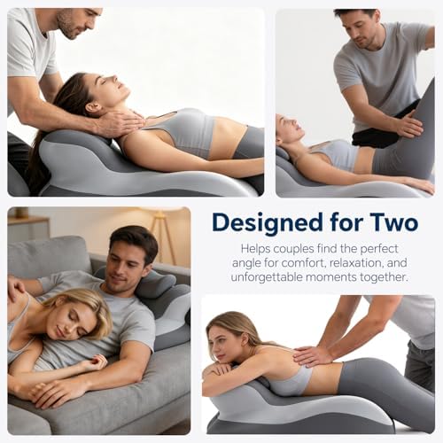 Ergonomic Reading Pillow Memory Foam Wedge Pillow Adjustable Neck Pillows B