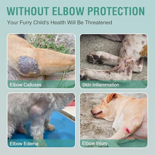 Dog Elbow Brace for Large Dogs, Left Front Leg Callus Protection