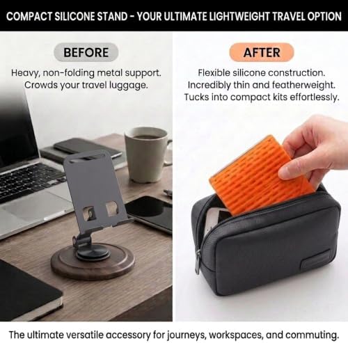 Orange Foldable Phone Stand