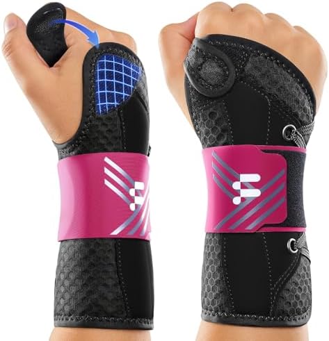 Quick Adjust Carpal Tunnel Wrist Brace, Open Thumb Opening for All-Day Wear