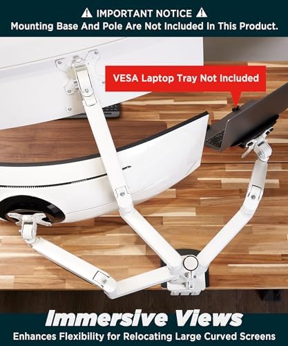 ULTRARM Heavy Duty Extension Arm Accessory for MA20PW-S Do Not Use Alone