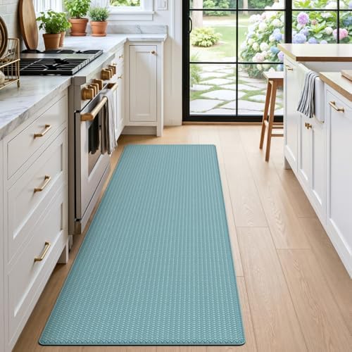 DEXI Kitchen Floor Mats Cushioned Anti Fatigue, 23x86 Non Slip Runner Rug