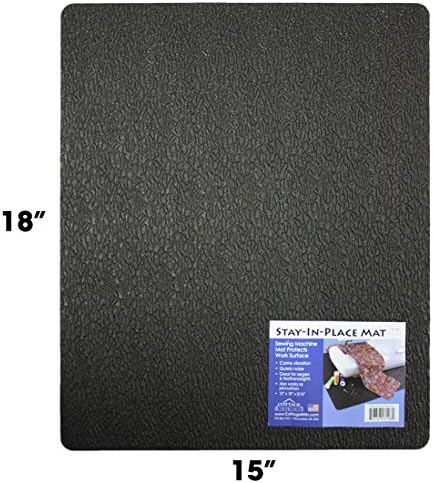 Stay-in-Place Machine Mats - 2 Pieces - 11" x 14" & 15" x 18" - Made in USA