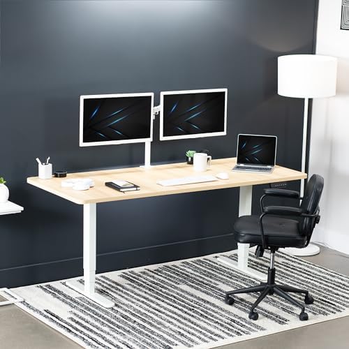 VIVO Light Wood 71 x 30 in Standing Desk, DESK-KIT-2W7C