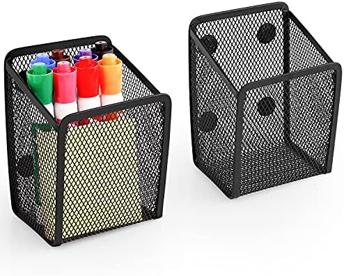 Magnetic Pencil Holder Whiteboard Pen Holder Locker Accessories (1-Slot*2)