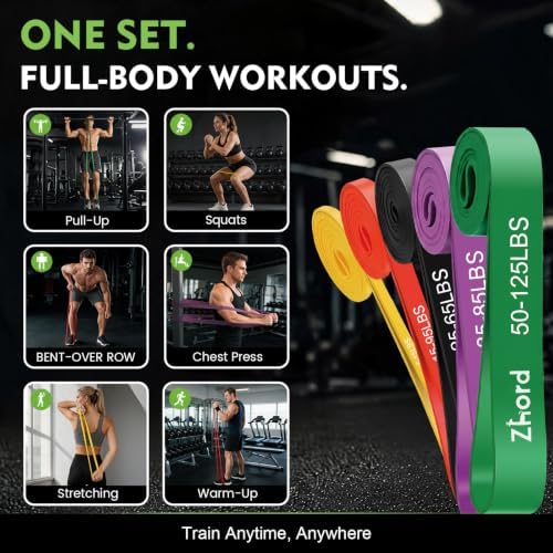 Resistance Bands, Exercise Bands Set for Working Out and Stretching