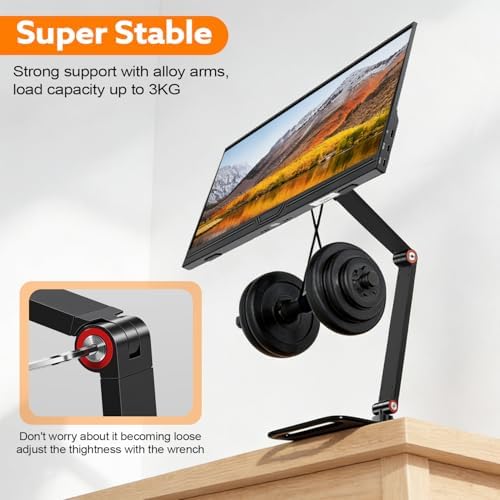 Strong Magnetic Portable Travel Monitor Stand Adjustable Tablet Holder