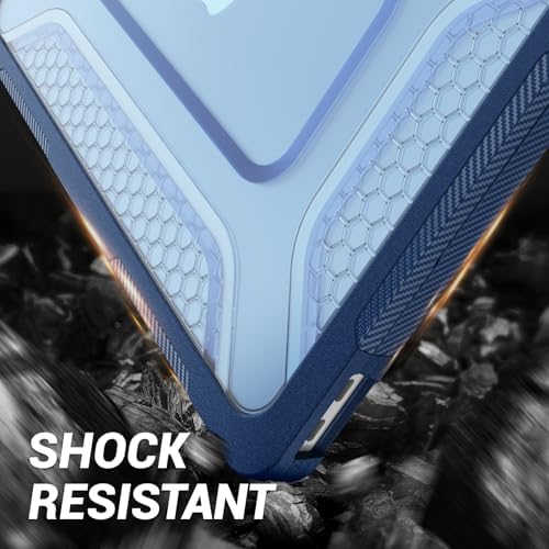 SEYMAC stock Case for MacBook Neo (A18 Pro) 2026 13 inch, Shock-Absorbing Protection with Folding Stand &Mouse Pad Case for MacBook Neo (A18 Pro) 2026 13 inch, Blue