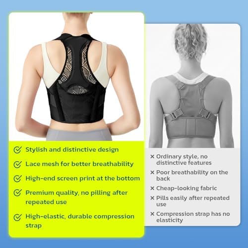 AOFIT Posture Corrector for Women, for Rounded Shoulders and Hunchback L